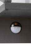 Clairette anthracite lantern outdoor wall light. Lucide. 
