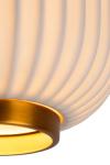 Suspension lampion en porcelaine blanche Gosse. Lucide. 