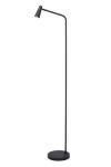 Lampadaire liseuse sans fil minimaliste noir Stirling. Lucide. 