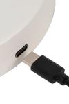 Liseuse rechargeable en métal blanc Stirling. Lucide. 