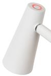 Liseuse rechargeable en métal blanc Stirling. Lucide. 