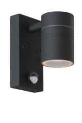Black outdoor wall light with IP44 protection Arne. Lucide. Black outdoor wall light with IP44 protection Arne. Lucide.