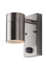 Outdoor wall lamp in brushed chrome Arne. Lucide. Outdoor wall lamp in brushed chrome Arne. Lucide.