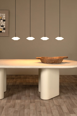 4-light linear pendant lamp Trévor. Lucide. 