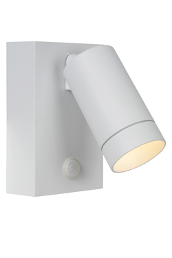 Spot extérieur blanc avec détection de mouvement Taylor. Lucide. 