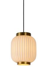 Suspension lampion en porcelaine blanche Gosse. Lucide. 