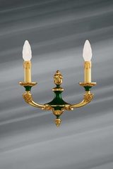Applique double en bronze massif de style Empire. Lucien Gau. Applique double en bronze massif de style Empire. Lucien Gau.