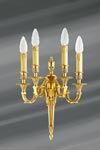 Grand lustre Louis XVI doré cristal de bohème 14 lumières - Lucien Gau,  luminaires classiques de prestige - Réf. 12020172 - mobile