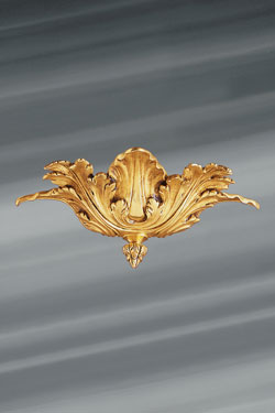 Applique style Art Nouveau en bronze vieil or. Lucien Gau. 