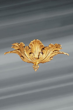 Art Nouveau style wall lamp in old gold bronze. Lucien Gau. 
