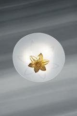 Ramses romantic ceiling light with golden flower. Lucien Gau. Ramses romantic ceiling light with golden flower. Lucien Gau.