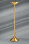 Gold Art Deco floor lamp. Lucien Gau. 