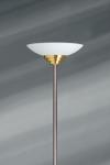 Maya brass Art Deco floor lamp. Lucien Gau. 