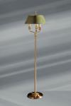 Nymphéa classic golden floor lamp. Lucien Gau. 