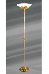 Lampadaire doré Louis XV en bronze verre dépoli et support rond. Lucien Gau. Lampadaire doré Louis XV en bronze verre dépoli et support rond. Lucien Gau.
