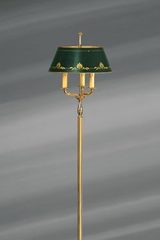Lampadaire en bronze massif patiné vieil or de style Empire. Lucien Gau. Lampadaire en bronze massif patiné vieil or de style Empire. Lucien Gau.