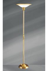 Lampadaire Louis XV bronze doré et verre dépoli forme vasque. Lucien Gau. Lampadaire Louis XV bronze doré et verre dépoli forme vasque. Lucien Gau.