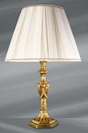 Louis XIV lamp gilded solid bronze gilded white lampshade. Lucien Gau. 