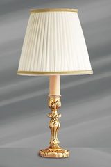 Small Louis XV lamp in gilded bronze. Lucien Gau. 