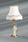 Belle Epoque gilded table lamp. Lucien Gau. 
