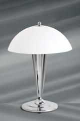 Scooter silver Art Deco table lamp . Lucien Gau. 