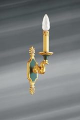 Empire style solid bronze single wall sconce. Lucien Gau. Empire style solid bronze single wall sconce. Lucien Gau.