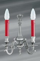 Louis XIII matt pewter wall lamp with two lights. Lucien Gau. Louis XIII matt pewter wall lamp with two lights. Lucien Gau.