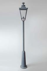 Old zinc metal garden post lamp Vieux Manoir. Lum’Art. Old zinc metal garden post lamp Vieux Manoir. Lum’Art.