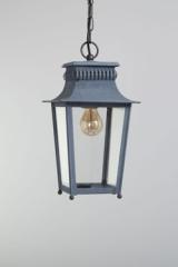 Outdoor lantern suspension in old zinc Cluny. Lum’Art. Outdoor lantern suspension in old zinc Cluny. Lum’Art.