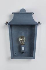 19th century outdoor wall lantern in old zinc, large model Alma. Lum’Art. 19th century outdoor wall lantern in old zinc, large model Alma. Lum’Art.