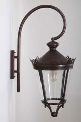 19th century outdoor wall lantern on bracket Line. Lum’Art. 19th century outdoor wall lantern on bracket Line. Lum’Art.