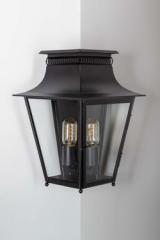 Outdoor 2-light corner lantern in black Cluny. Lum’Art. Outdoor 2-light corner lantern in black Cluny. Lum’Art.