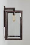 Bellecour antique brass finish rectangle wall light. Lum’Art. 
