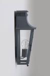 Classic outdoor wall light in old zinc Cluny metal. Lum’Art. 