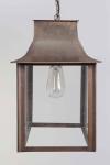 Large black rectangular outdoor lantern Marco Polo. Lum’Art. 