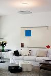 Quadratta suspension plaque aluminium blanc. Lumini. 