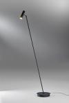 Black metal reading lamp with LED light Crane. Lupia Licht. 