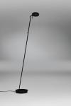 Cycle articulated black metal reading light. Lupia Licht. 