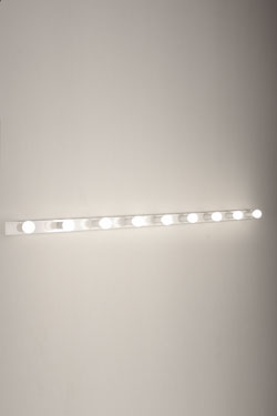 Applique 9 lumières en acier blanc laqué 2160