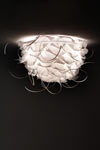 Struk C150 ceiling light white large model. Luz Difusion. 