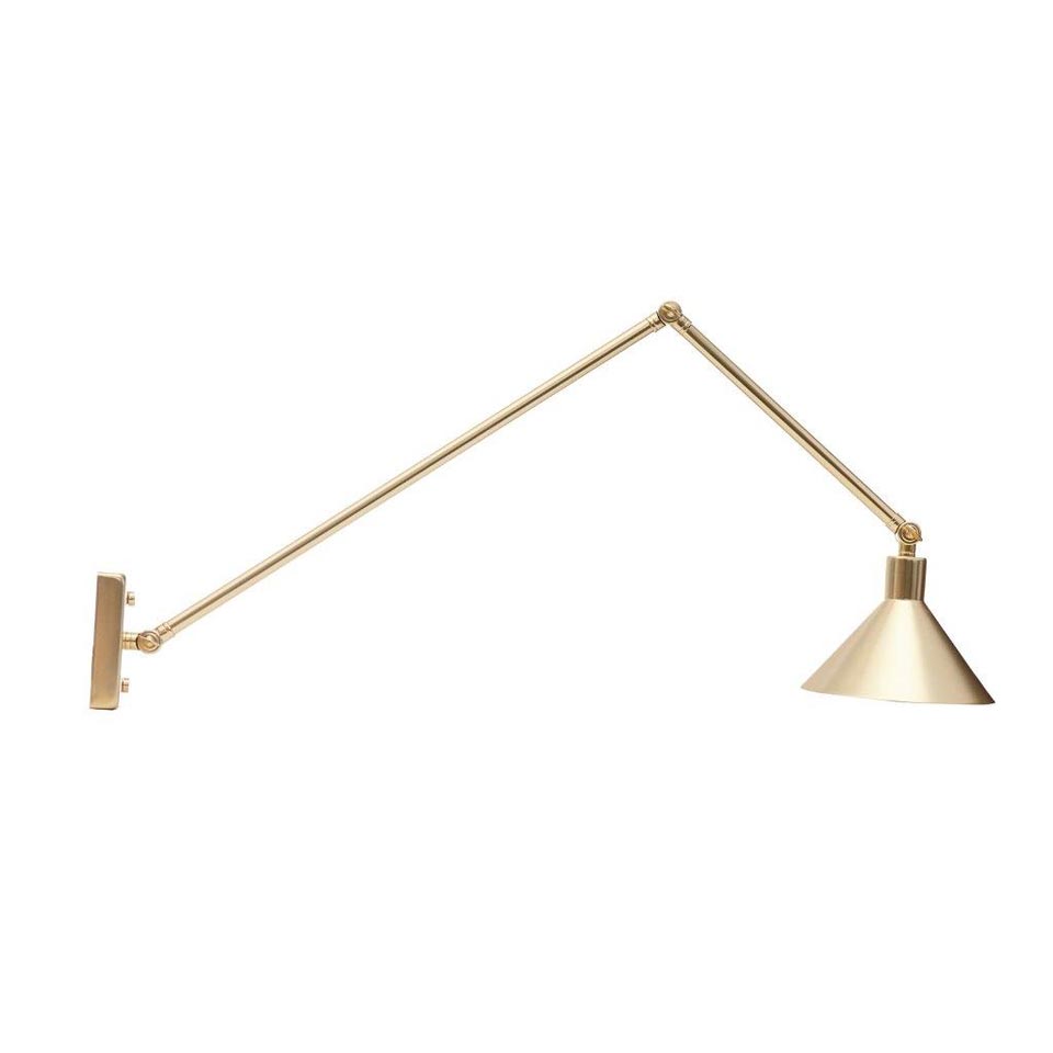 Factory 2 Applique 2 Bras Articules Doree Luz Difusion Luminaires Design Ref 19070036
