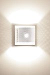 Kendo applique design en métal blanc 1 lumière. Luz Difusion. 
