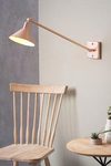 Factory articulated industrial copper  wall light . Luz Difusion. 