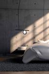 Pop pendant lamp in blue glass. Luz Difusion. 