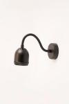 Applique de chevet orientable noire Boogie mini. Luz Difusion. 