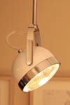 Boogie C60 white pendant lamp retro style . Luz Difusion. 