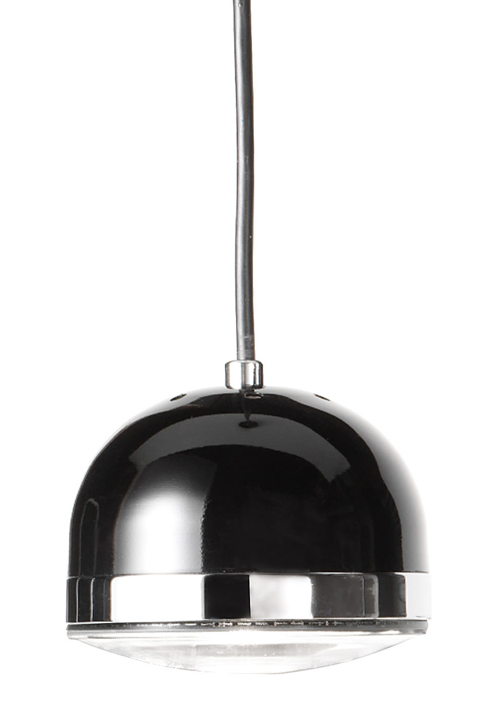 Boogie S1 small black pendant lamp. Luz Difusion. 