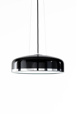 Cooper S pendant lamp in black lacquered aluminium. Luz Difusion. 