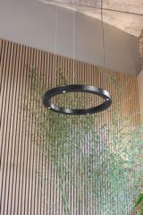 Espace minimalist round pendant lamp 70cm. Luz Difusion. Espace minimalist round pendant lamp 70cm. Luz Difusion.