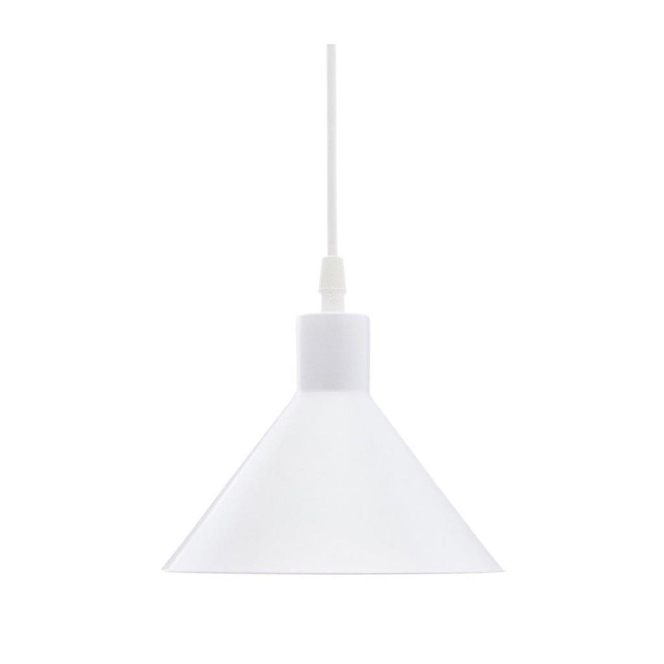 Factory S18 industrial pendant lamp white. Luz Difusion. 